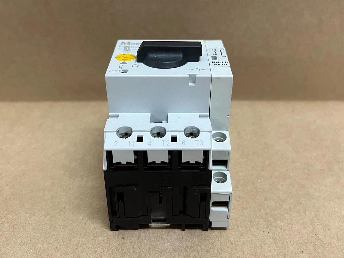 Used Moeller PKZM0-10 6.3A-10A Manual Motor Protector Circuit Breaker