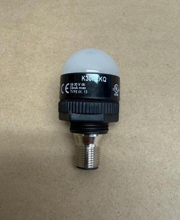 Used Banner K30PLKQ Indicator Light, 18-30 VDC, 33m A Max, Type 4X
