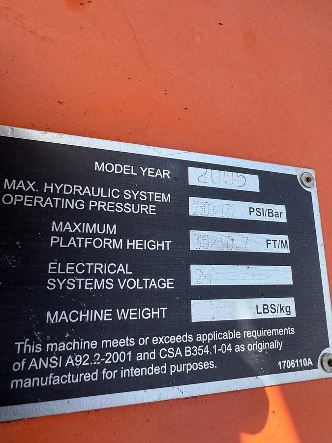 Used JLG T350 Towable Boom Lift, 34' 5" Height Capacity, 18' 9" Booming Capacity