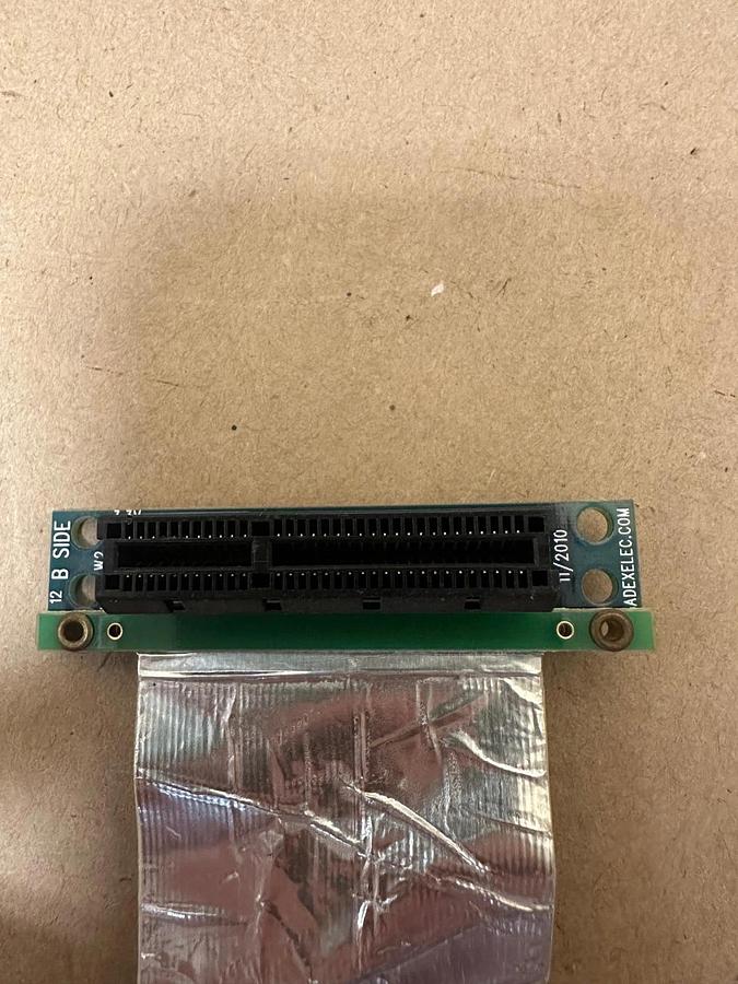 Used ADEX PE-FLEX4R-MD1 to PB-PEX4 Flexible Cable PCI Extender - Lot of 2