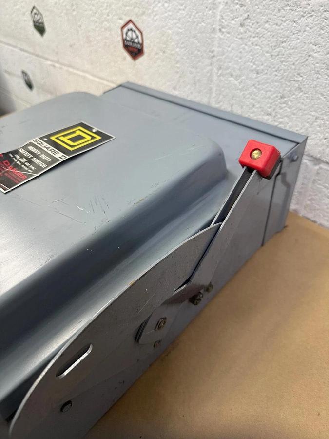 Used Square D HU-364-RB 200A Heavy Duty Safety Switch, 600V