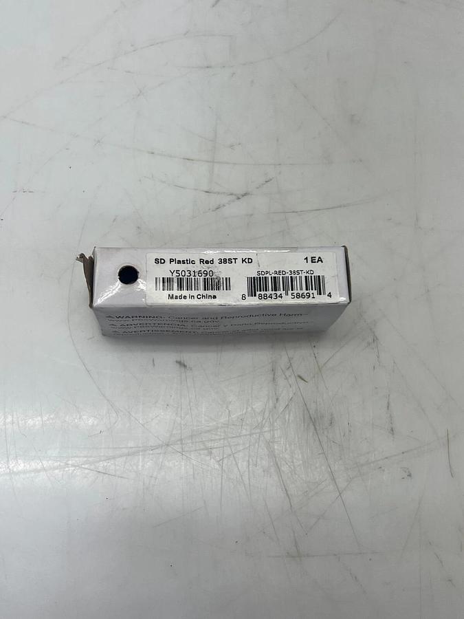 Used Brady 38ST SD Plastic Red Padlock