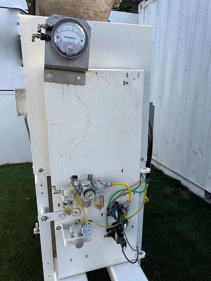 Used Taylor Products Model APV (2013) Prater Sifter, Pre-Inflator Tube, Dust Shroud