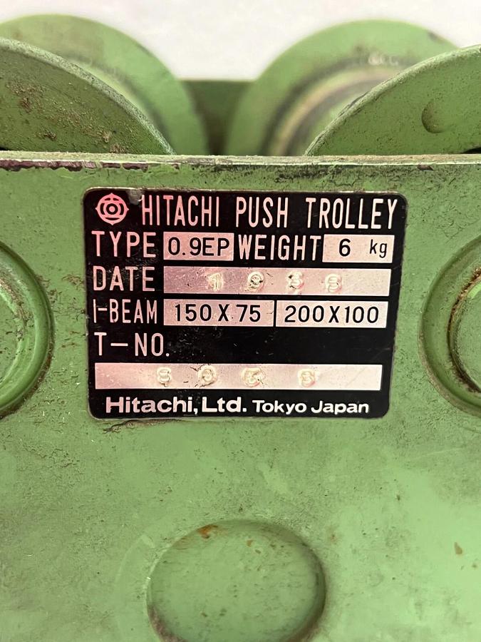 Used Hitachi 0.9EP 6 Kg Push Trolley