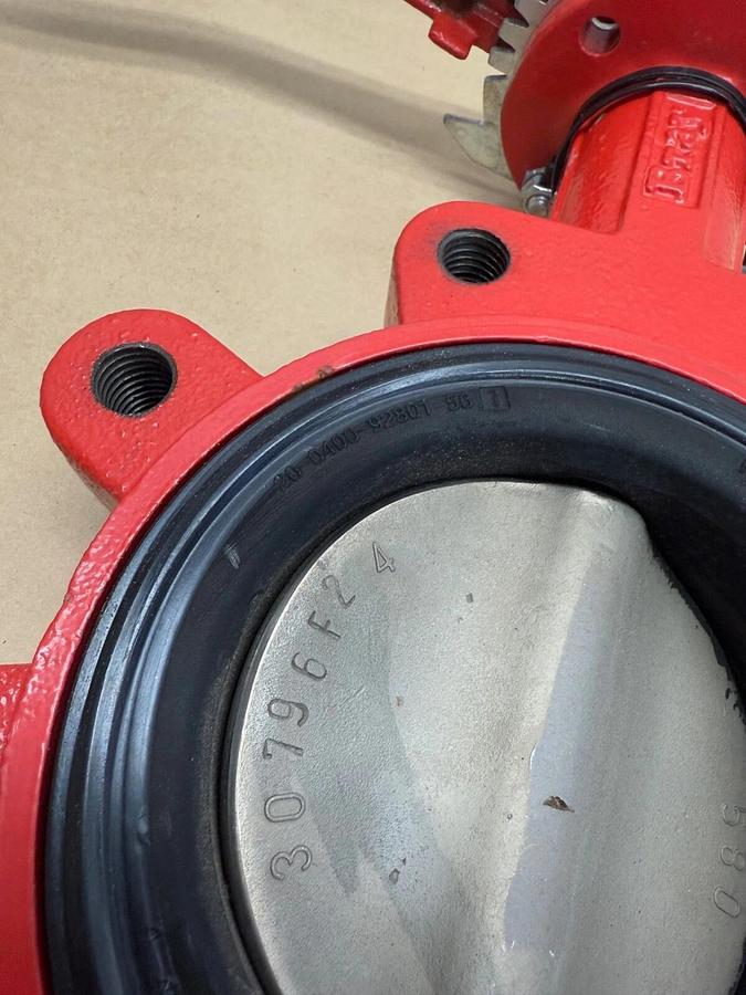 Used Bray Controls 20-0400-92801-56 4” Butterfly Valve