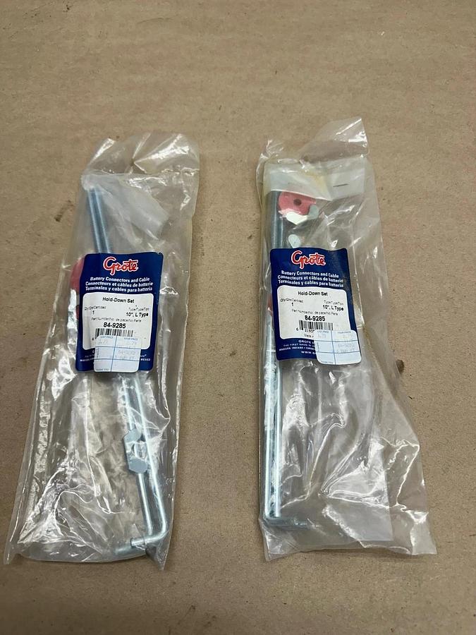 Grote 84-9285 Battery Hold Down Set, Lot of 2 *NEW*