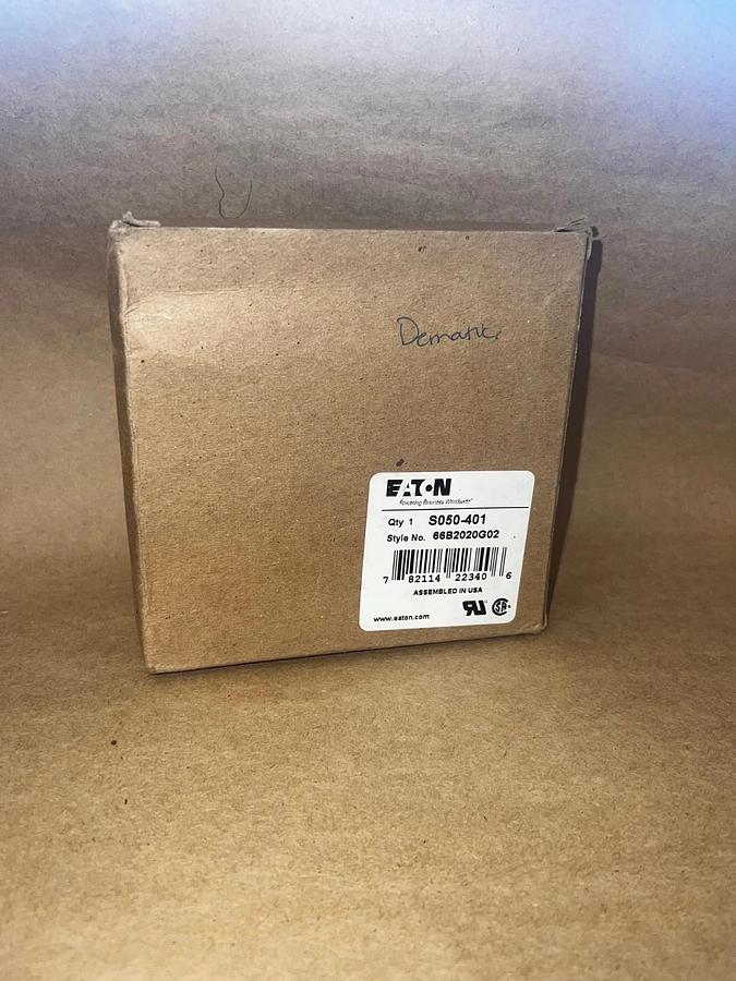 Eaton 66B2020G02 Solid Core Current Transformer S050-401 *NEW*