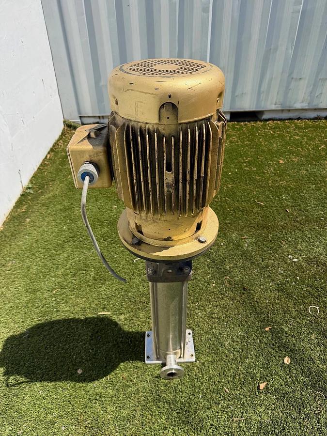 Used GRUNDFOS CRN4-160/14 A-F-G-AUUK Pump w/ 5.5KW Motor @ 3525 RPM