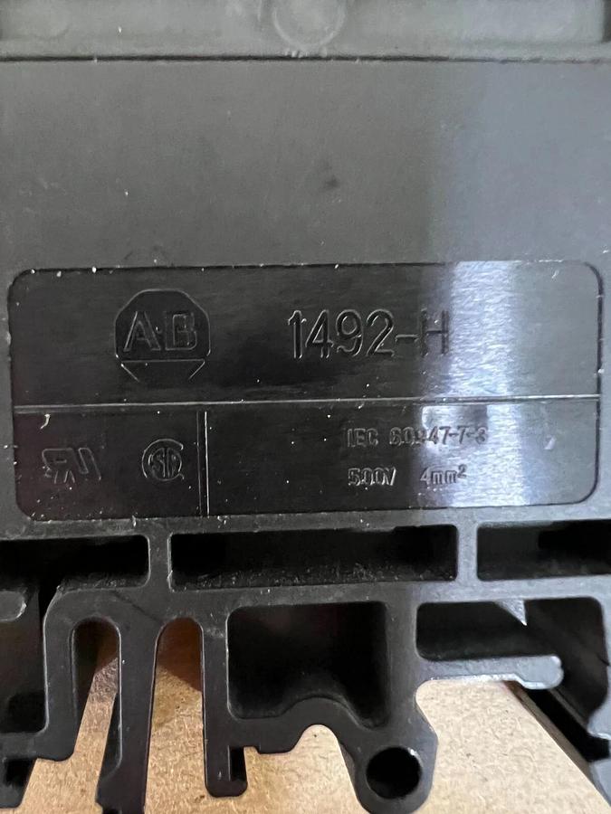 Used Allen Bradley 1492-H Terminal Block - Lot of 4