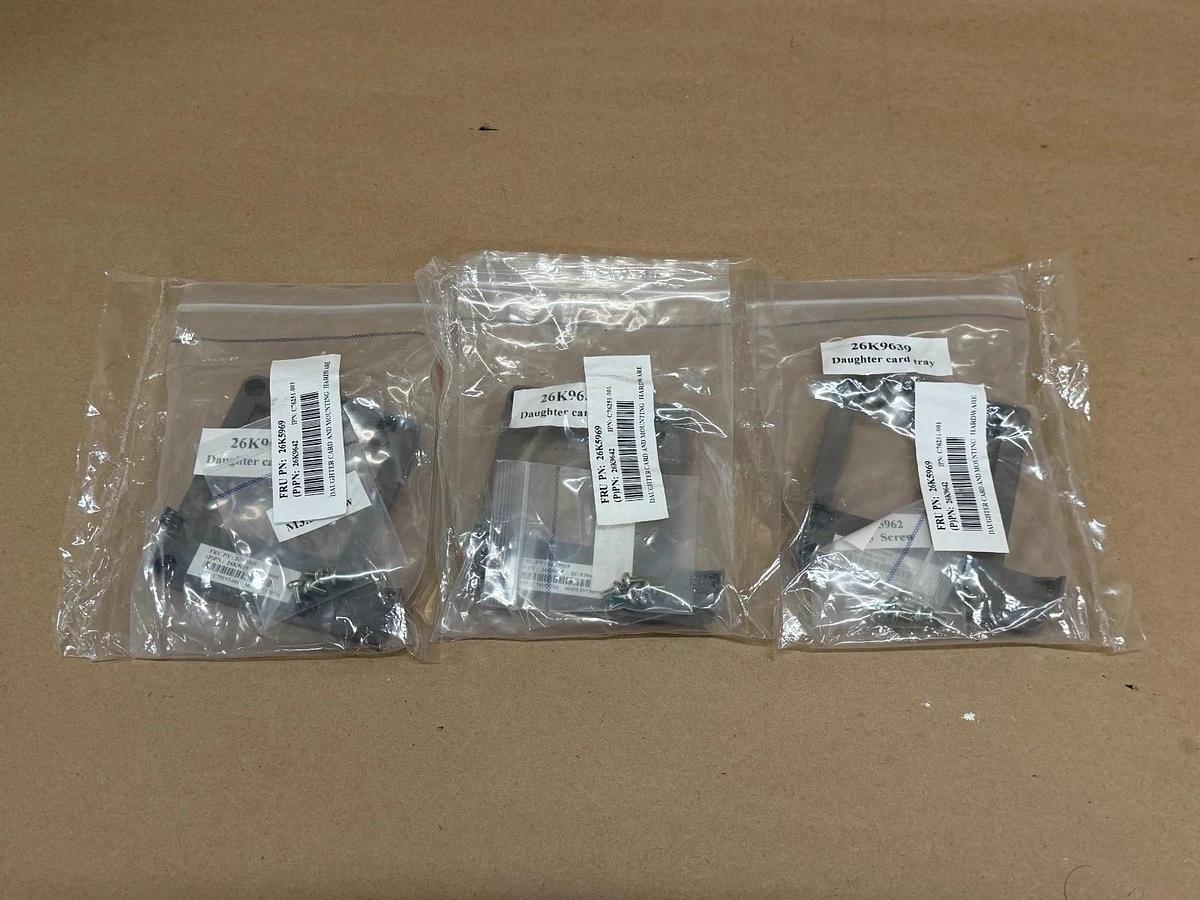 Used IBM 26K5969 Daughter Card and Mounting Hardware - Lot of 3
