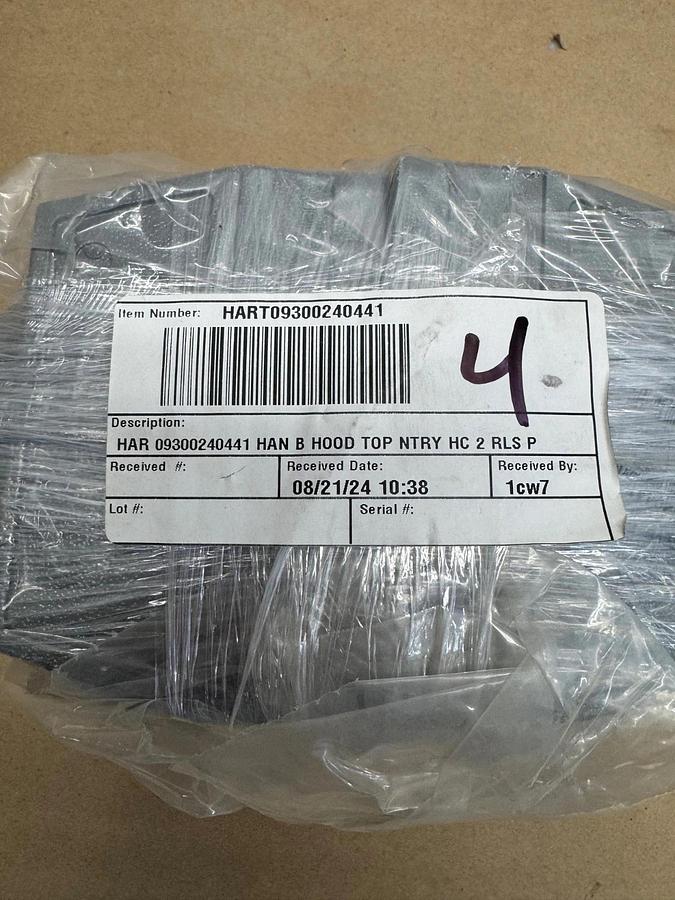 Used Harting 09300240441 Han B Hood Top Entry - Lot of 4 *NEW*