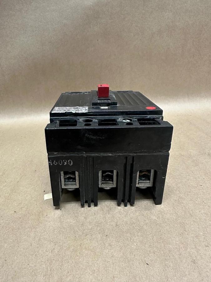 Used General Electric THED136090 90A 3 Pole Circuit Breaker