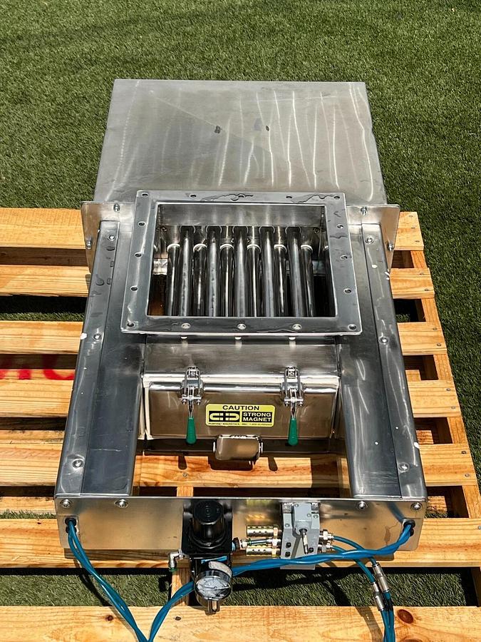 Used Puritan Magnetics Inc 12" POW-R-Clean Ser ND21212POW-R Stainless Drawer Magnet