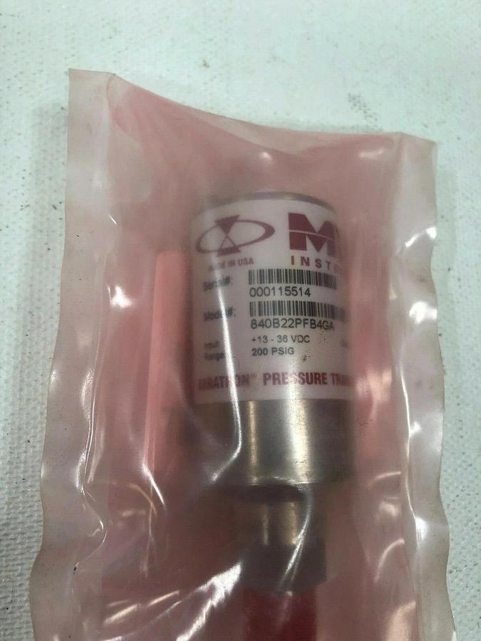 Used MKS Instruments 840B22PFB4GA Pressure Transducer