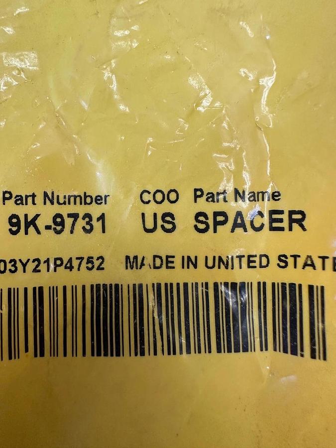 CAT 9K-9731 20.40mm Internal Diameter Steel Spacer - Lot of 17 *NEW*