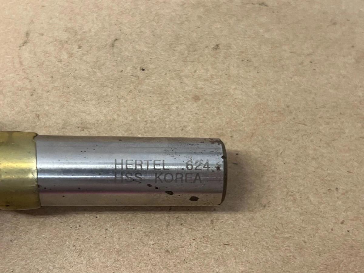 Used Hertel .624 HSS End Mill