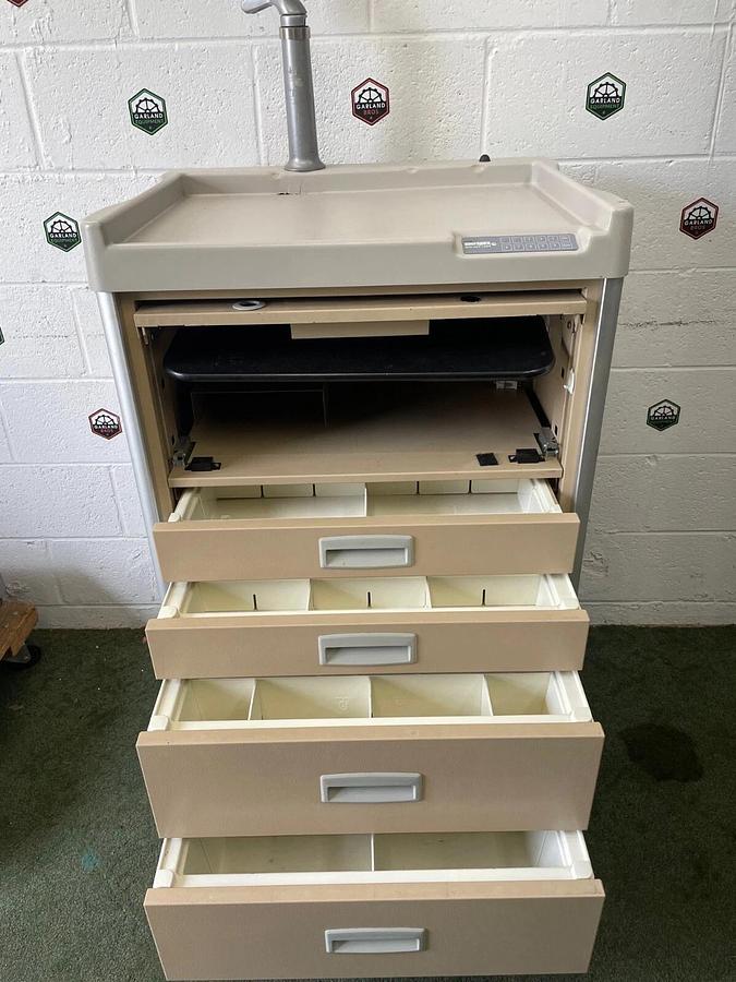Used Stanley Inner Space Heavy Duty Medical Grade Storage/ Tool Cabinet, 4 Drawer