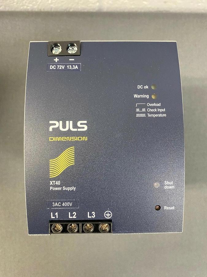 PULS XT40.721 DC Power Supply, 72 V, 13.3 A, 960 W