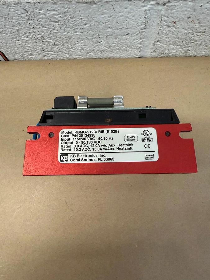 Used KB Electronics KBMG-212D/RIB (5102B) Control Module