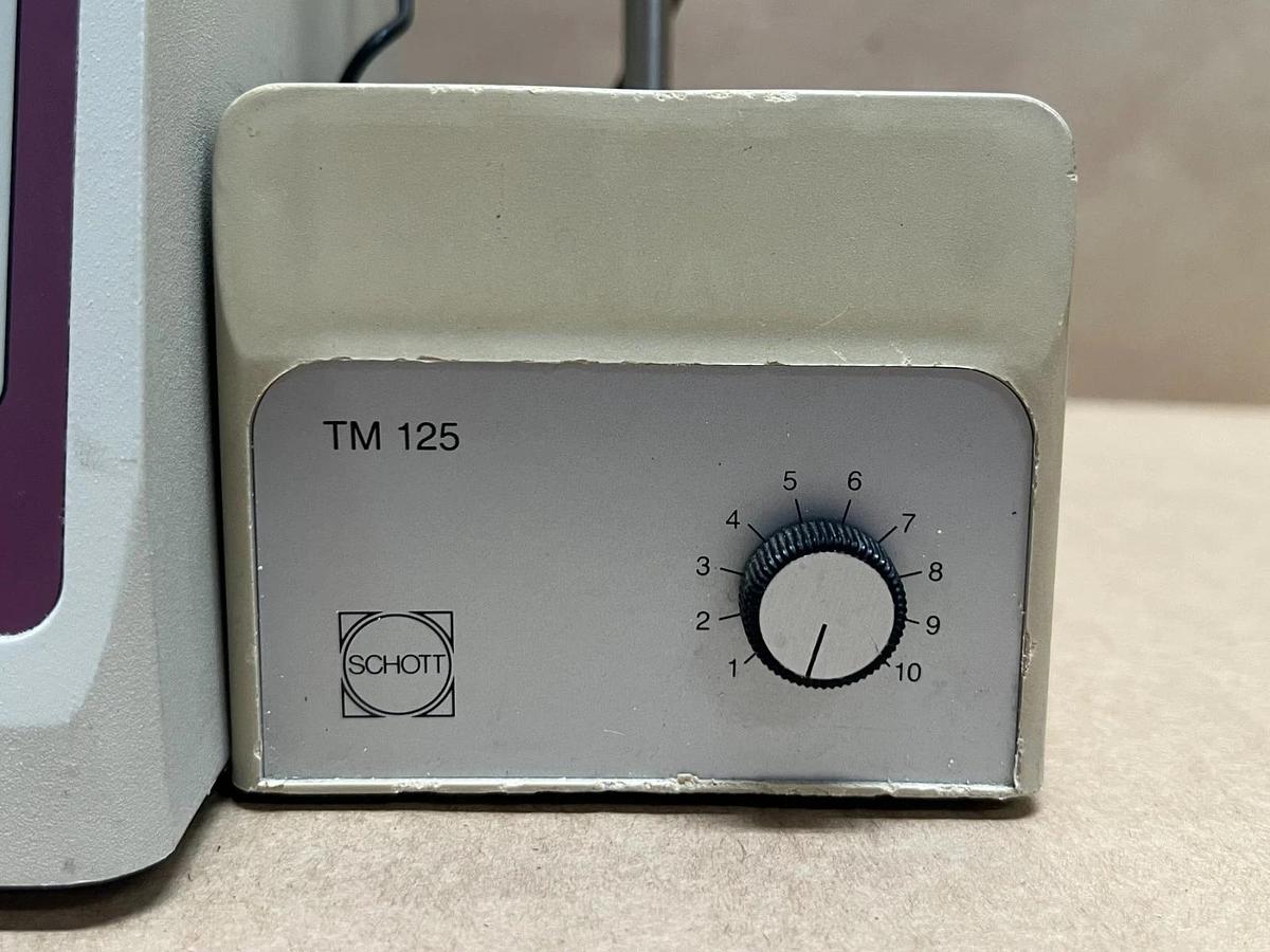 Used Schott RS-232-C TitroLine Alpha Automatic Titrator, TM 125 Mag Stirrer
