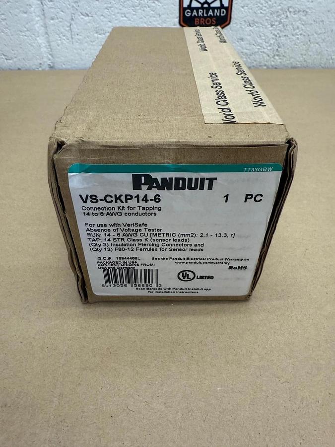 Used Panduit VS-CKP14-6 Connection Kit for Tapping *NEW*