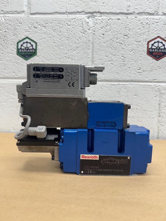 Used Rexroth 4WRLE10 V-85M-3X/G24ETKO/A1M, 0 811 404 662, Proportional Valve *NEW*