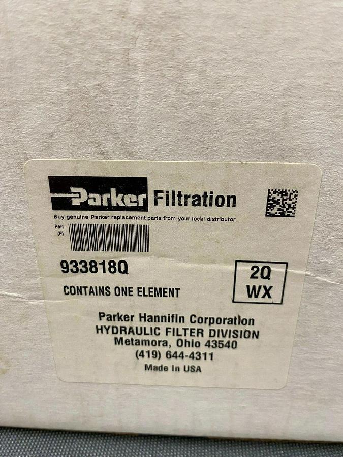 Used Parker 933818Q Hydraulic Replacement Filter