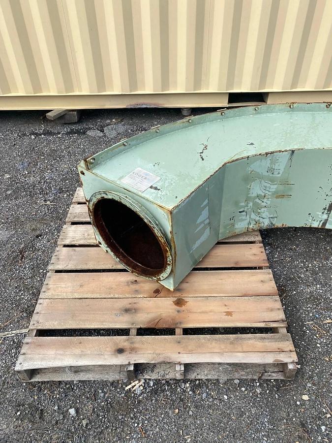 Used Koger Air 16x90 Replaceable Back Elbow, 16” Flange, 90° Elbow Angle