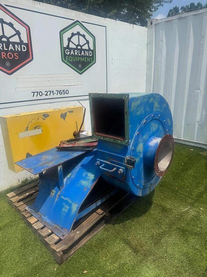 Used Industrial Blower Fan CW Top Horizontal Blower, No Drive, 12” Inlet