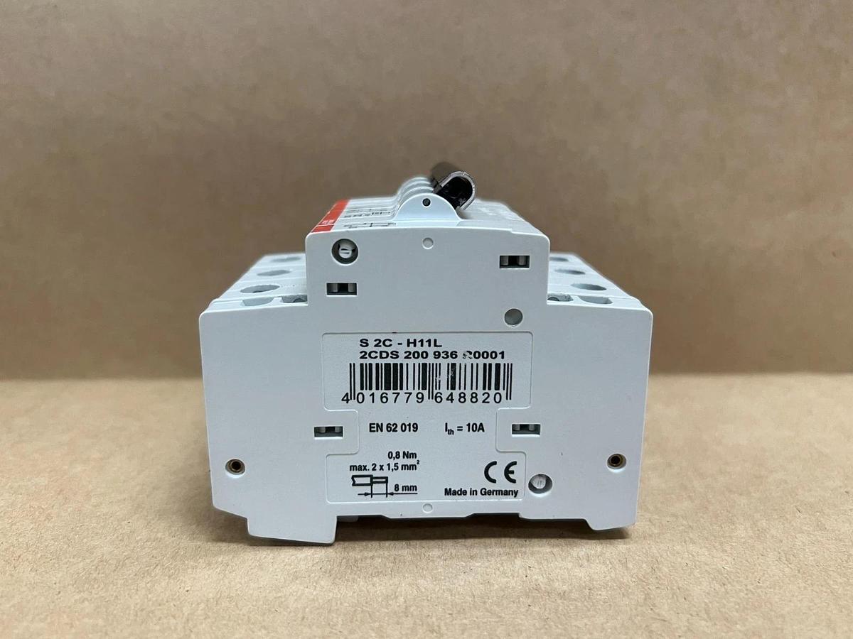 Used ABB S203-C32 3 Pole, 32A Miniature Circuit Breakers - Lot of 2