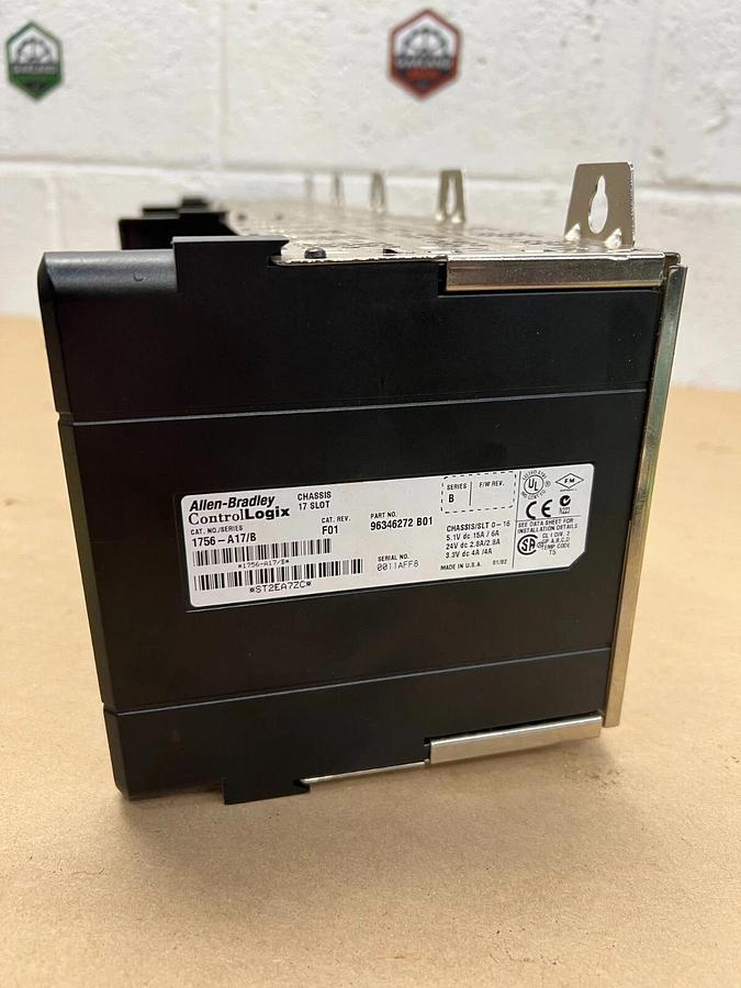 Used Allen Bradley 1756-A17/B 17 Slot Chassis ControlLogix