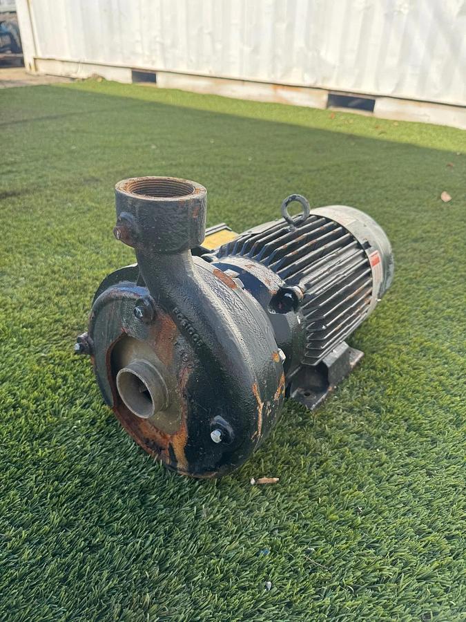 Used Dayton 4ZA44A Centrifugal Pump, w/ Dayton LTDI23TD 7.5Hp Motor @ 3450 RPM