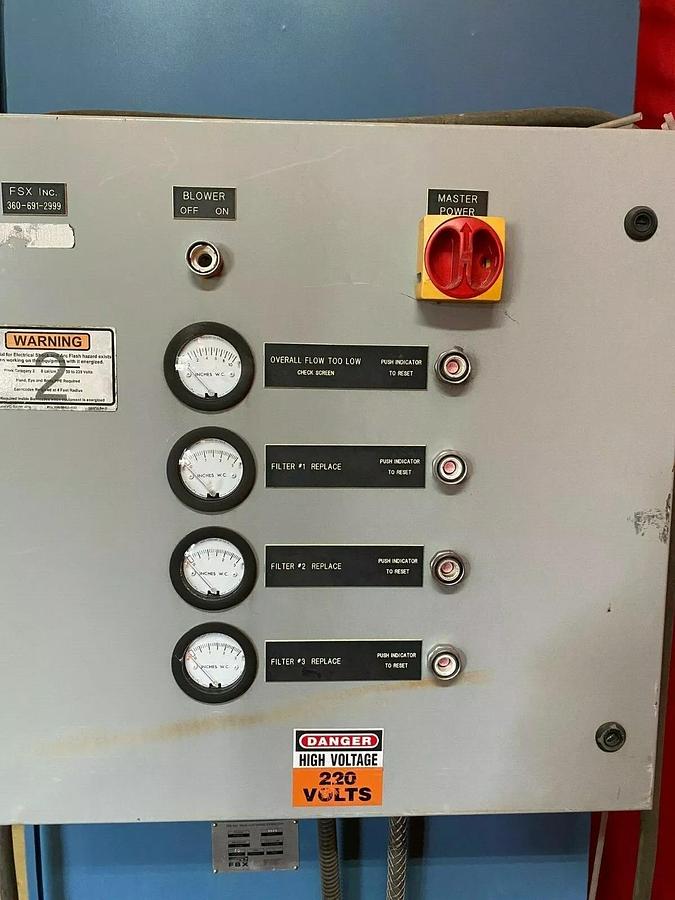 Used FSX Inc Fume and Smoke Extraction FSX-550 Smoke and Fume Collection System