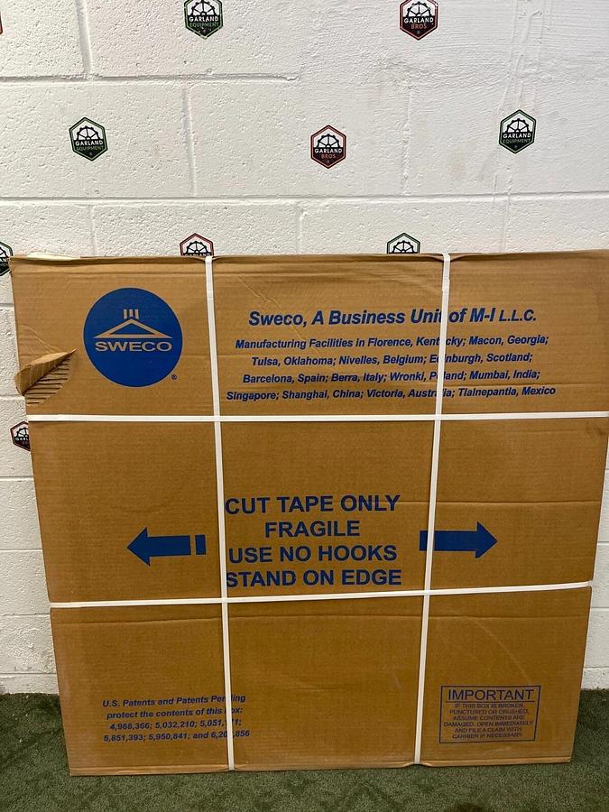 Used Sweco 40B8A038T 40” Stainless Steel 38 microns