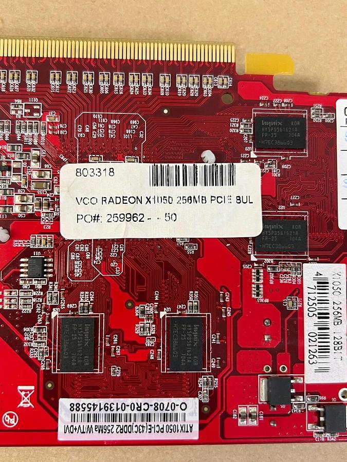 Used ATI VCO RADEON X1050 Video Card