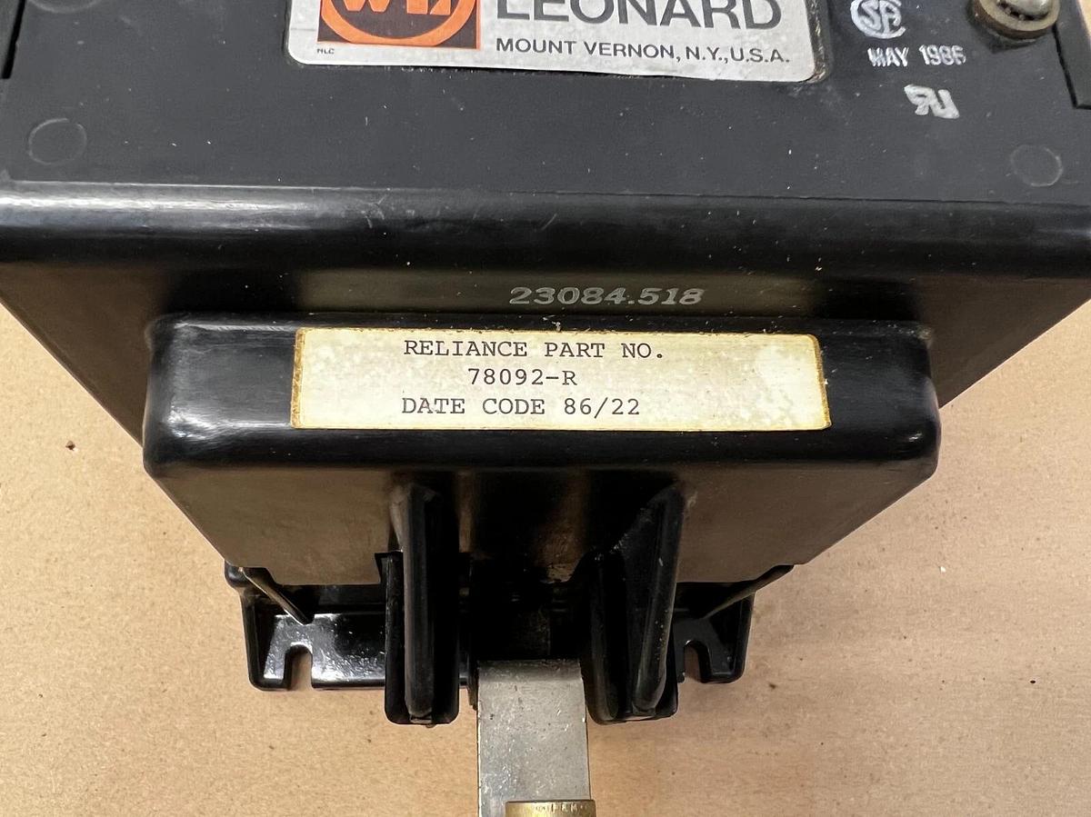 Used Ward Leonard 78092-R Contactor