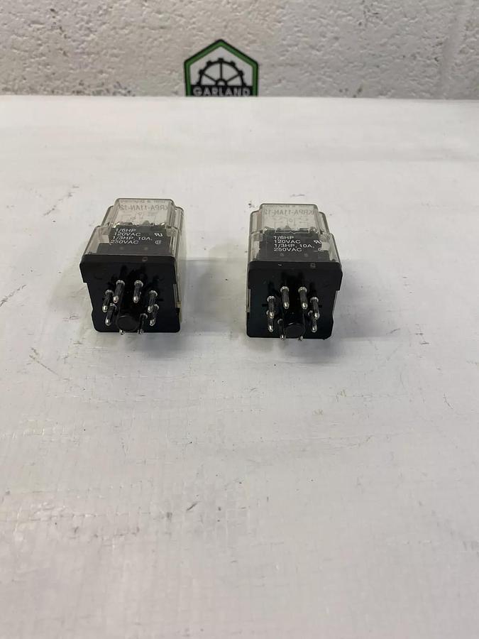 Used Potter and Brumfield KRPA-11AN-120 Relays 120V 50/60 Hz - Lot of 2