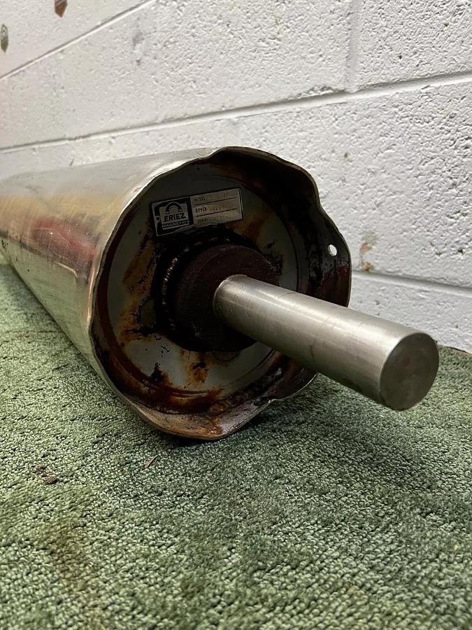 Used Eriez 8X36AIP Magnetic Head Pulley 8” Dia, 36” Belt Width, 1-7/16” Shaft Dia