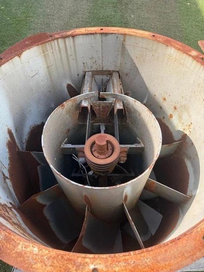 Used Hartzell Fan VA29-BD, 29” Inline Axial Fan, 20Hp Motor @ 1760RPM, 575V