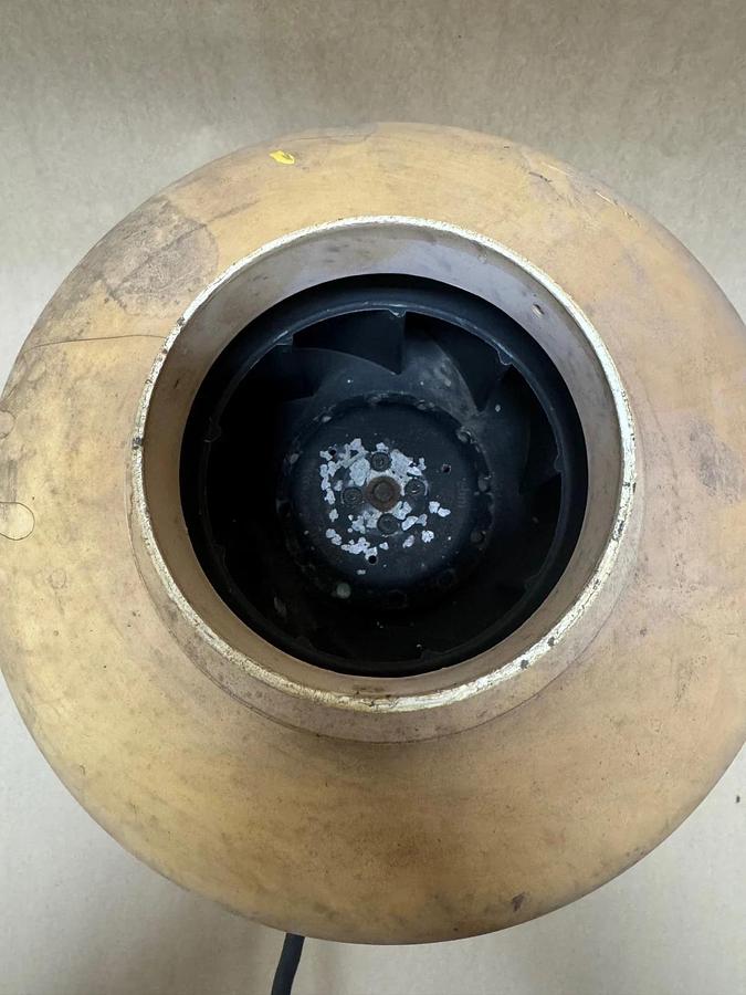 Used FanTech FR100 Inline Duct Fan, 115V, 60Hz, 37A, 2” & 3-3/4” Bores