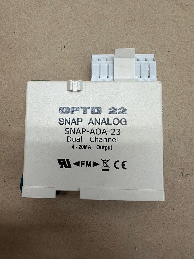 Used Opto 22 SNAP-AOA-23 Analog Module, Dual Channel