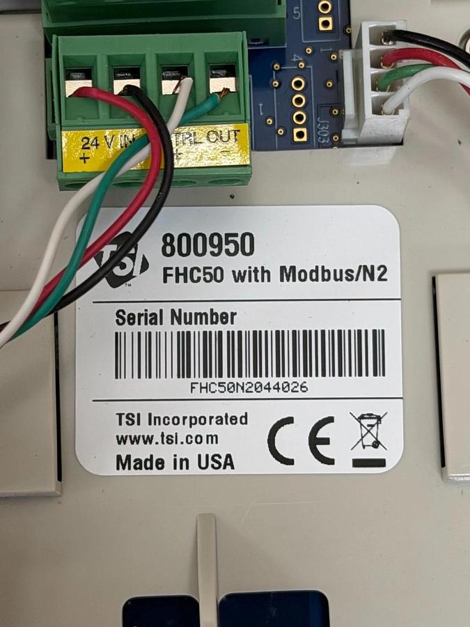 Used TSI 800950 Advanced Laboratory Airflow Controller
