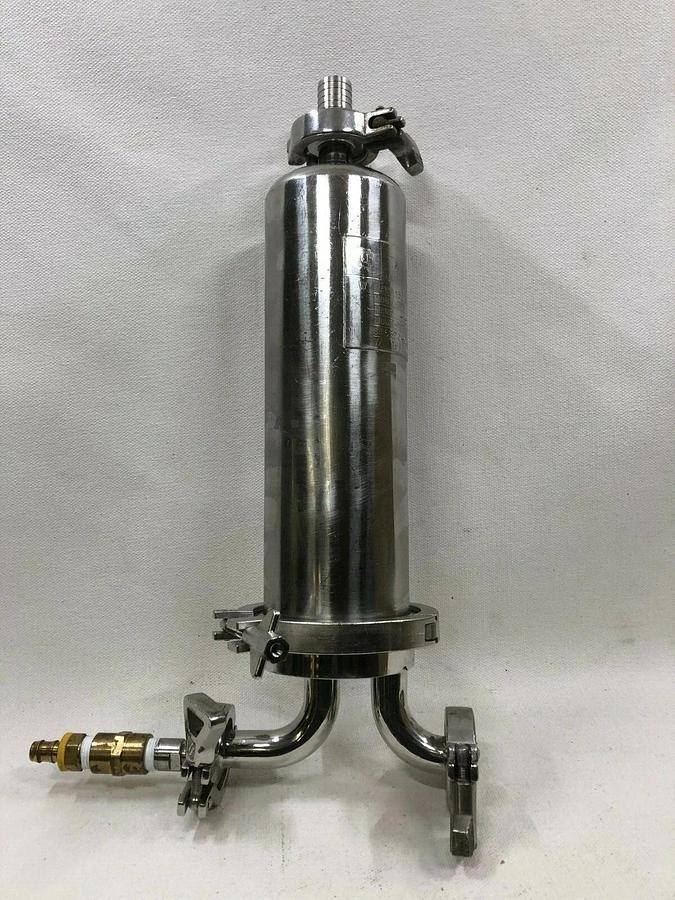 Used Millipore Stainless Steel H1117USTC Stainless Steel Y Filter Housing with Clamps