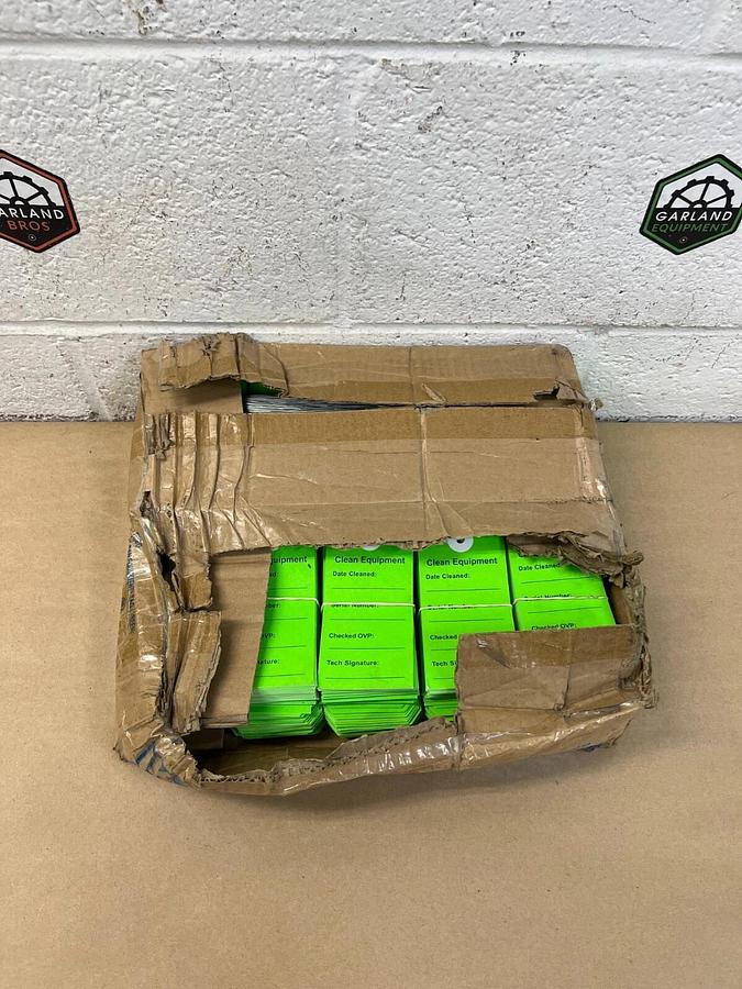 LK TCEG “Clean Equipment” Tag Green (500 pcs)