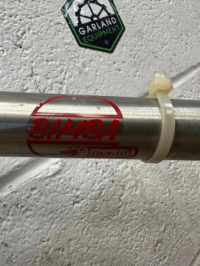 Used Pyrex/Bimba 1-1/2” Glass Diverter Valve w/ QVF548CORNING