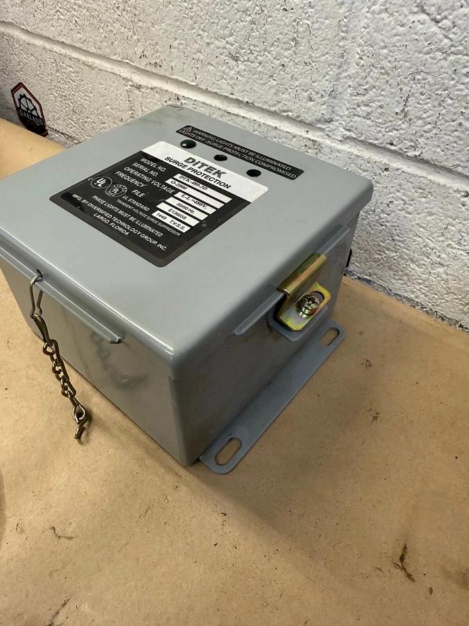 Used Ditek DTK-480-3D Surge Protection, 480V, 50/60Hz