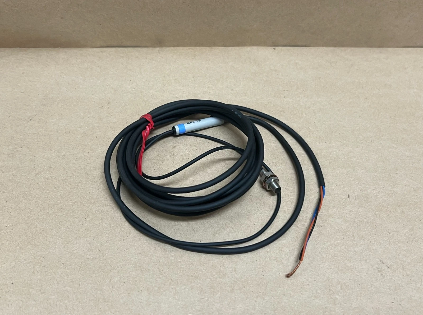 Used Keyence EM-005 Proximity Sensor Cable - Lot of 3