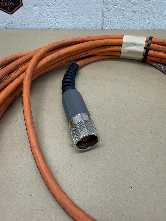 Used Allen-Bradley 2090-CPWM7DF-16AA25 Power/Feedback Cable, Ser A, 15m