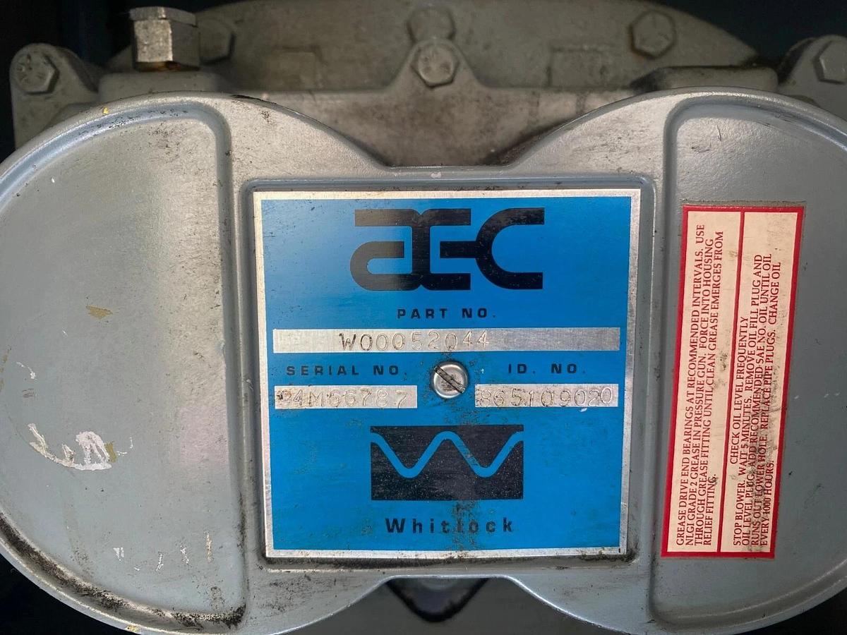 Used AEC Whitlock Blower Package, Blower AEC W00052044, Motor Baldor Reliance EM3770T