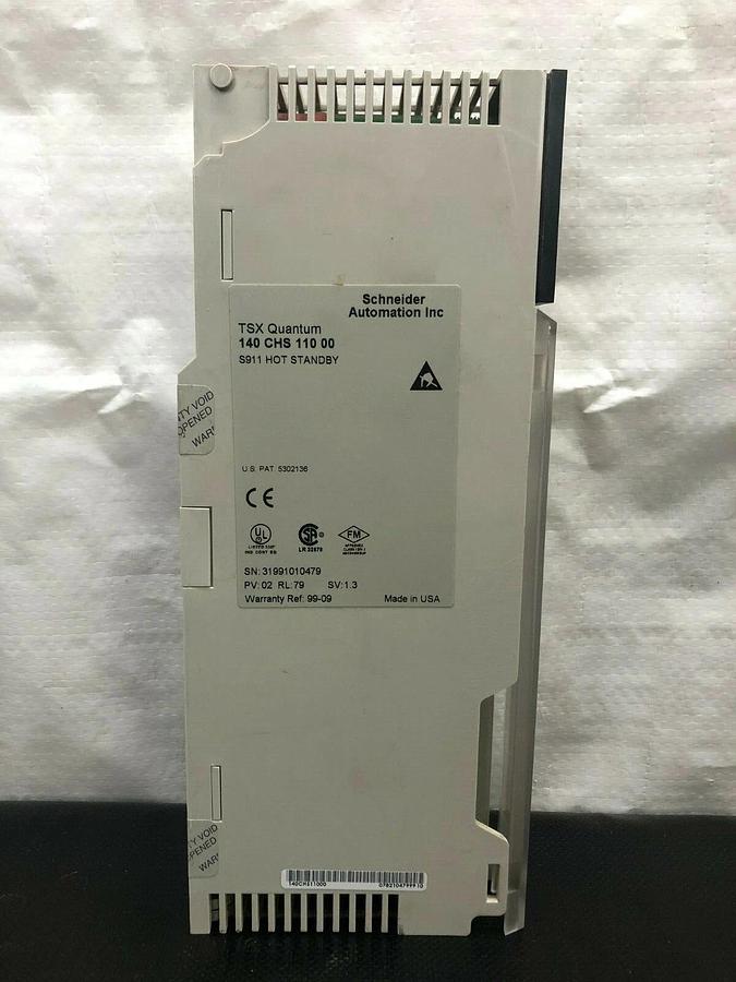 Used Schneider Automation 140 CHS 110 00 TSX Quantum S911 Hit Standby